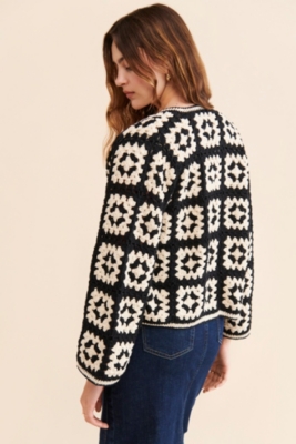 Store Handcrafted Patchwork Crochet Sweater