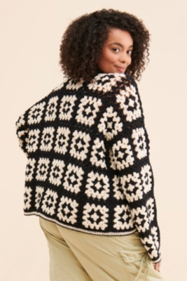 Crochet Patchwork Cardigan | Nuuly
