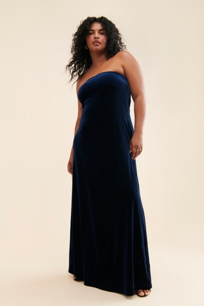 blue and white dresses Light Blue & White Floral Maxi Dress - All Dresses main image 1