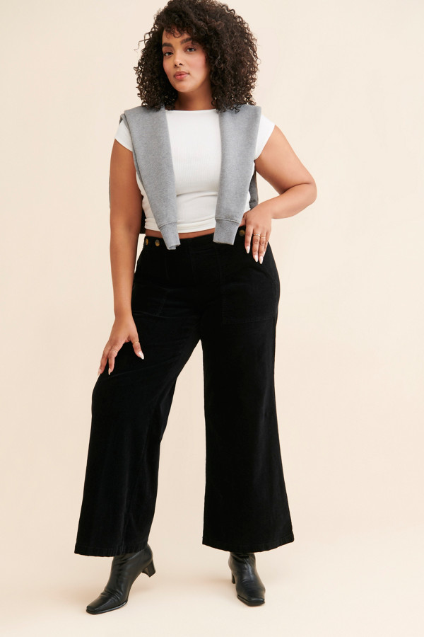 Kit Utility Wide Leg Corduroy Trousers | Nuuly Kit Utility Wide Leg Corduroy Trousers | Nuuly