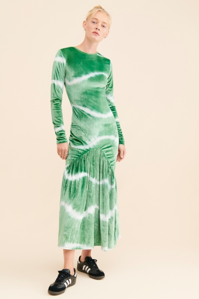 aurora green dress AURORA dress main image 1