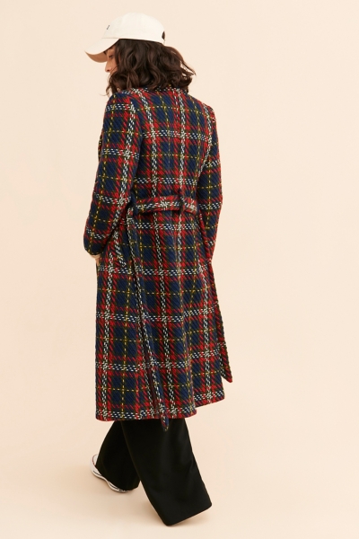 Holiday Plaid Coat | Nuuly
