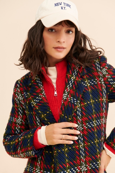 Holiday Plaid Coat | Nuuly