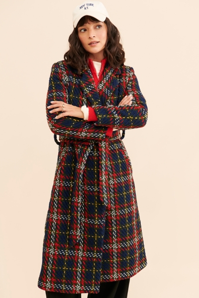 Holiday Plaid Coat | Nuuly