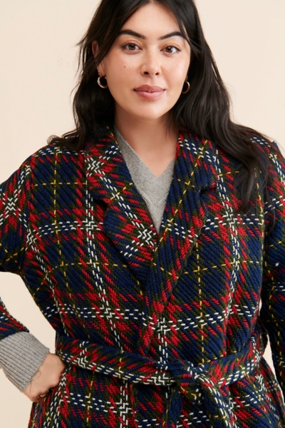 Holiday Plaid Coat | Nuuly