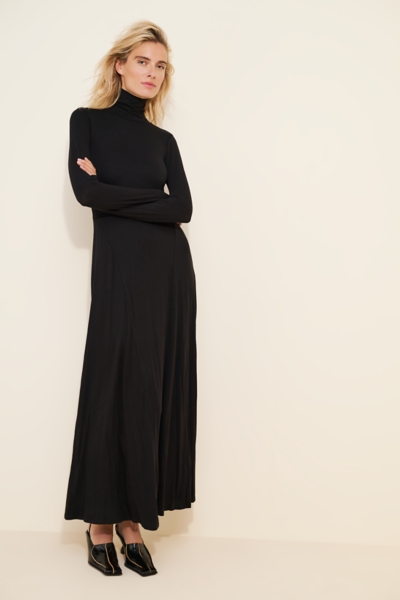 chinese dress ladies REINE satin neck drape open back maxi dress BURGUNDY – The Label by Cezara main image 0