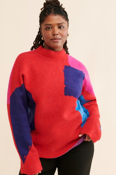 Abstract Geo Pullover | Nuuly