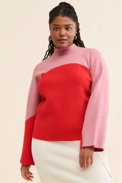 Wave Mock Neck Pullover | Nuuly