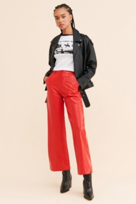 Lyla Vegan Leather Pants | Nuuly