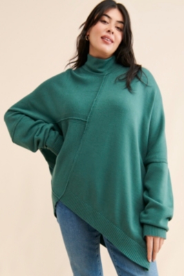 6(ROKU) BEAUTY＆YOUTH(ロクビューティアンドユース) NORDIC ASYMMETRY TURTLE NECK KNIT ノルディック柄  タートルネックニット 8613-199-0083 8613-199-0083 ブラウン サイズ 36｜【公式】カインドオルオンライン  ブランド古着・中古通販【kindal】
