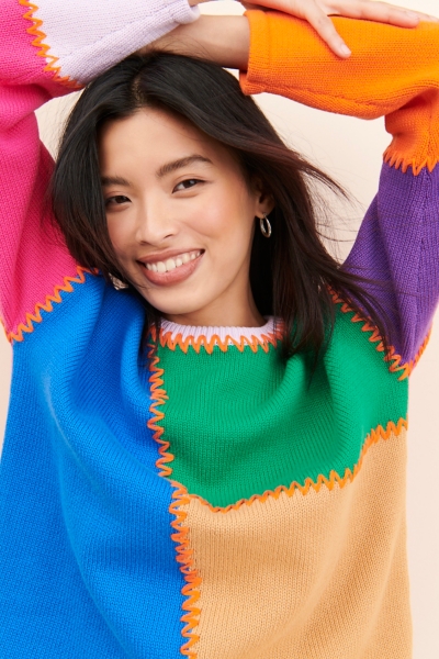 Elise Colorblock Pullover | Nuuly