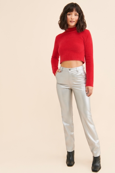 Turtleneck Open-Back Sweater | Nuuly