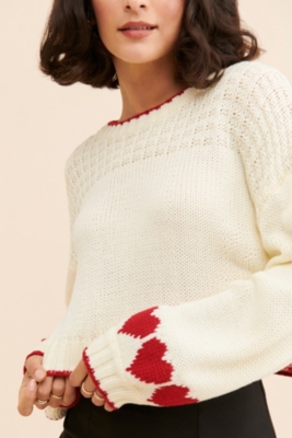 Heart Sleeve Pullover Nuuly