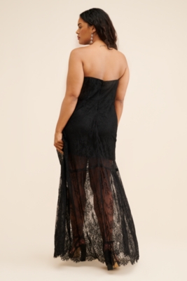 BAU ♥ ANNA layered voluminous long dress/追跡付 ASHLEYlauren 11960 – One-Shoulder Beaded Cut-Out Gown