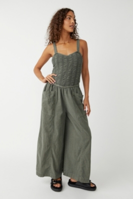 Forever Always Ruched One-Piece Coverall | Nuuly