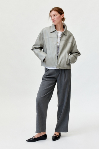 Sasha Vegan Leather Car Jacket | Nuuly