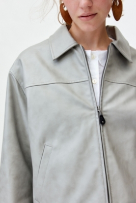 Sasha Vegan Leather Car Jacket | Nuuly