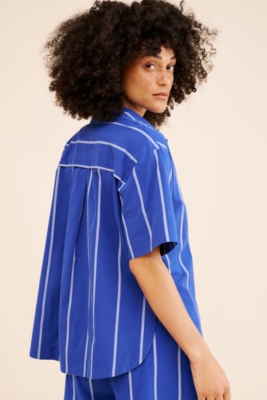 リムアーク　Oversized volume stripe SH Oversized check pattern SH オーバーサイズドチェックパターン