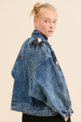 Beaded Denim Jacket | Nuuly