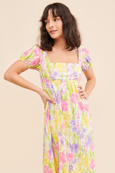 midi mumu dress Mina Midi Dress, in Champagne Luxe Satin | Show Me Your Mumu