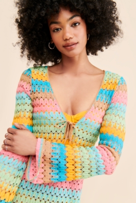 Vacay Crochet Maxi Coverup
