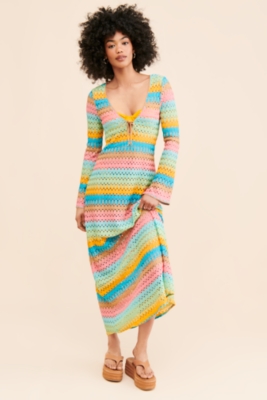 Vacay Crochet Maxi Coverup