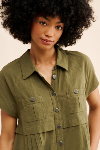 free people ronnie denim mini dress twopeasinablog on LTK