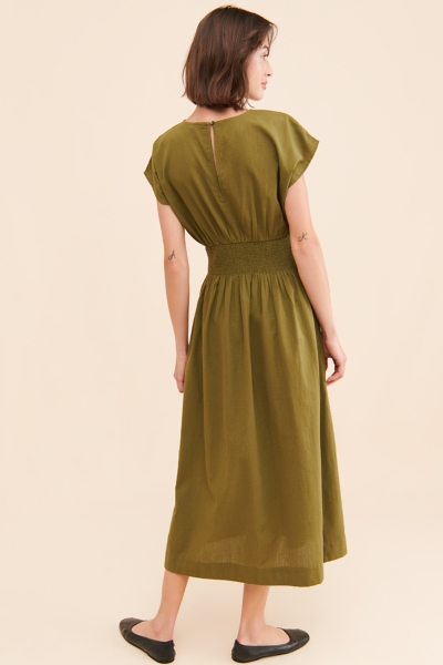 kaya midi dress madewell Kaya Midi Dress