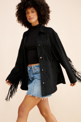 Free People ★ Fringe Out Vegan Suede Jacket We The Free Fringe Out Vegan Suede Jacket | Free People