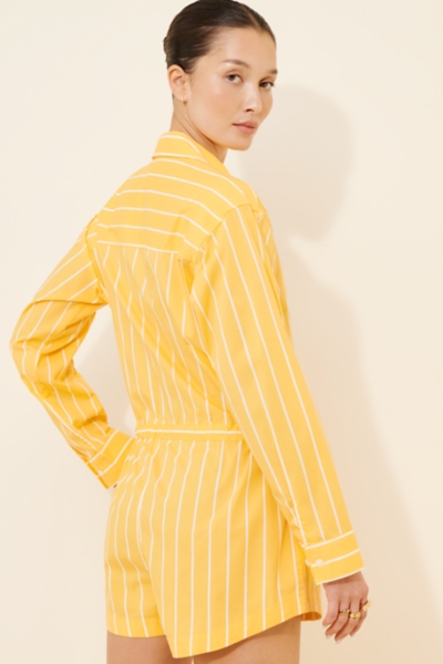 Amelie Striped Romper | Nuuly