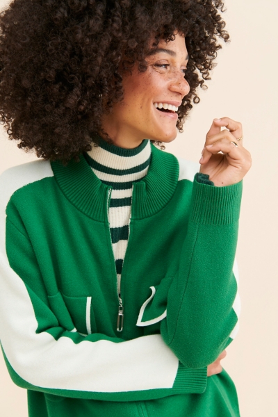 【未使用】HV POLO ジップアップジャケット Sweater with zip Cleo S ネイビー 121306 レディース 乗馬 馬術 Luisa Polo Sweater, Stone | Alp N Rock | Women's Sweater