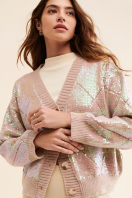 Mother of pearl clearance sweater