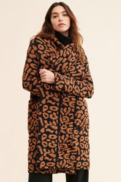 Elara Animal Print Cardigan | Nuuly