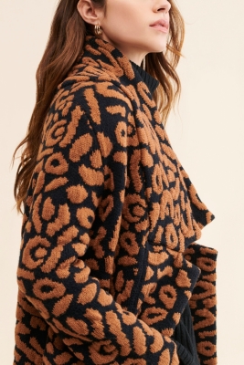 Elara Animal Print Cardigan | Nuuly