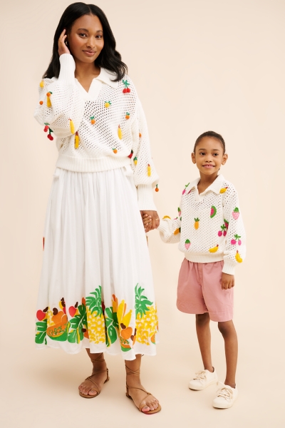ニット/セーター 2022ss leinwand fruit mix crochet top Groovy Days Crochet Top – Matilda Jane Clothing