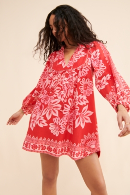 Flora Tapestry Long Sleeve Dress | Nuuly