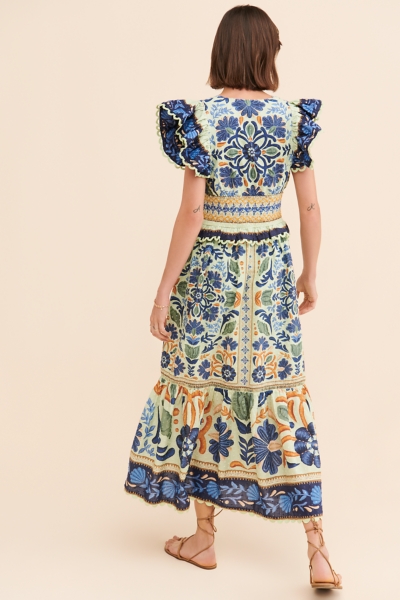 Ocean Tapestry Maxi Dress | Nuuly