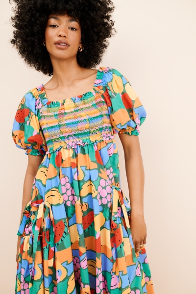 fruit design dresses Color Me Courtney