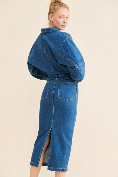 fubu denim dress Vintage 90s Fubu Denim Co Dress Girls Pockets Sleeveless Y2k Hiphop