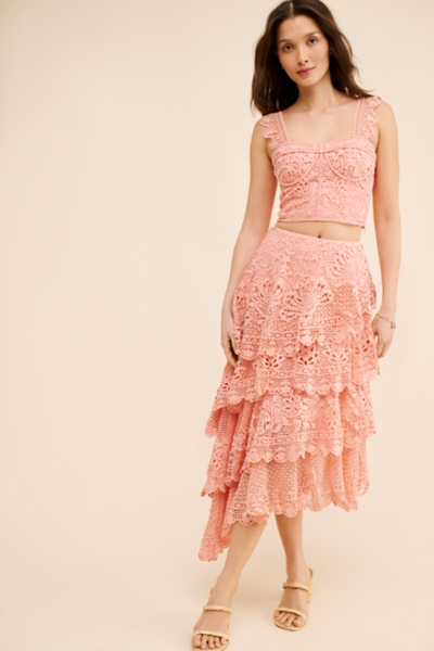 Guipire Sleeveless Corset Top | Nuuly