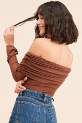 Maxine Off-The-Shoulder Bodysuit
