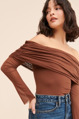 Maxine Off-The-Shoulder Bodysuit