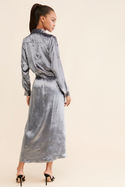 long black dress for wedding plus size Plus Size Empire Waist Chiffon Maxi Dress with Long Lantern Sleeves –  Ever-Pretty Plus