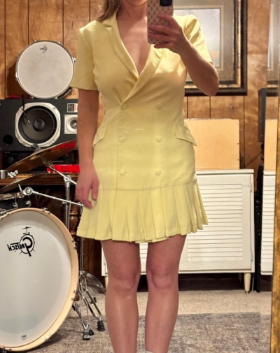 short sleeve mesha dress amanda uprichard Amanda Uprichard Mesha Short-Sleeve Mini Dress