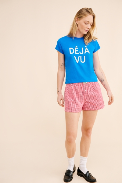 【新品】L'Appartement  Deja Vu Tee Amazon.com: Deja vu T-Shirt : Clothing, Shoes & Jewelry