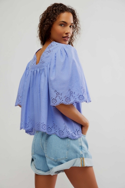 Costa Eyelet Top | Nuuly
