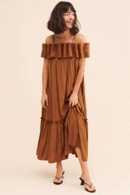 Off-The-Shoulder Structured Dress | Nuuly