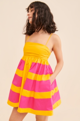 Aslin Colorblock Mini Dress | Nuuly