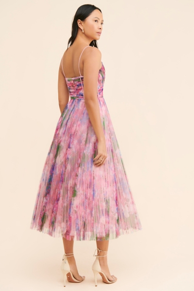 knee length dresses for ladies Talulah Cosmos Midi Dress – the style squad main image 0