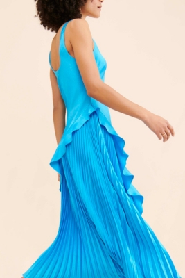 Liv Satin Midi Dress
